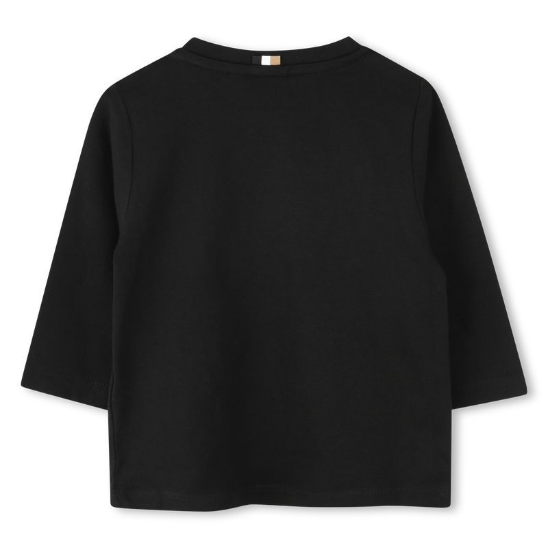 T-shirt sigle vertical BOSS 
                        GARCON