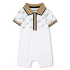 Combinaison-short &agrave; col polo BOSS 
                    GARCON