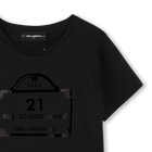 T-shirt avec imprim&eacute;s KARL LAGERFELD KIDS 
                    FILLE