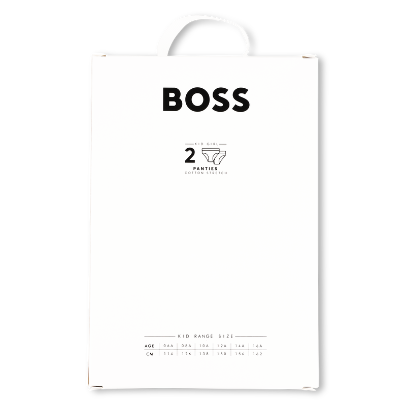 LOT DE 2 CULOTTES BOSS 
                        FILLE