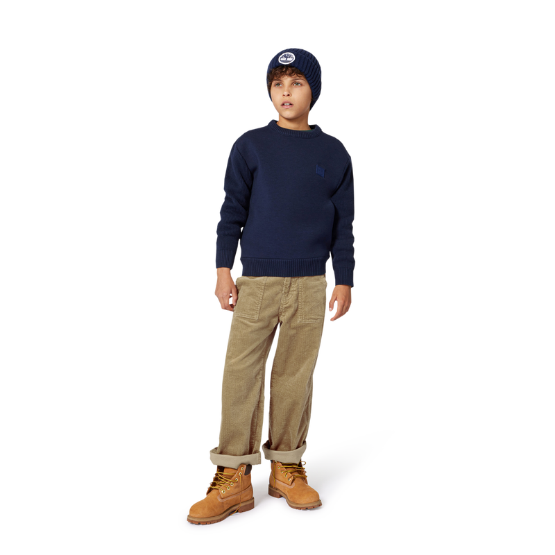 Bonnet badge tricoté siglé TIMBERLAND 
                    GARCON