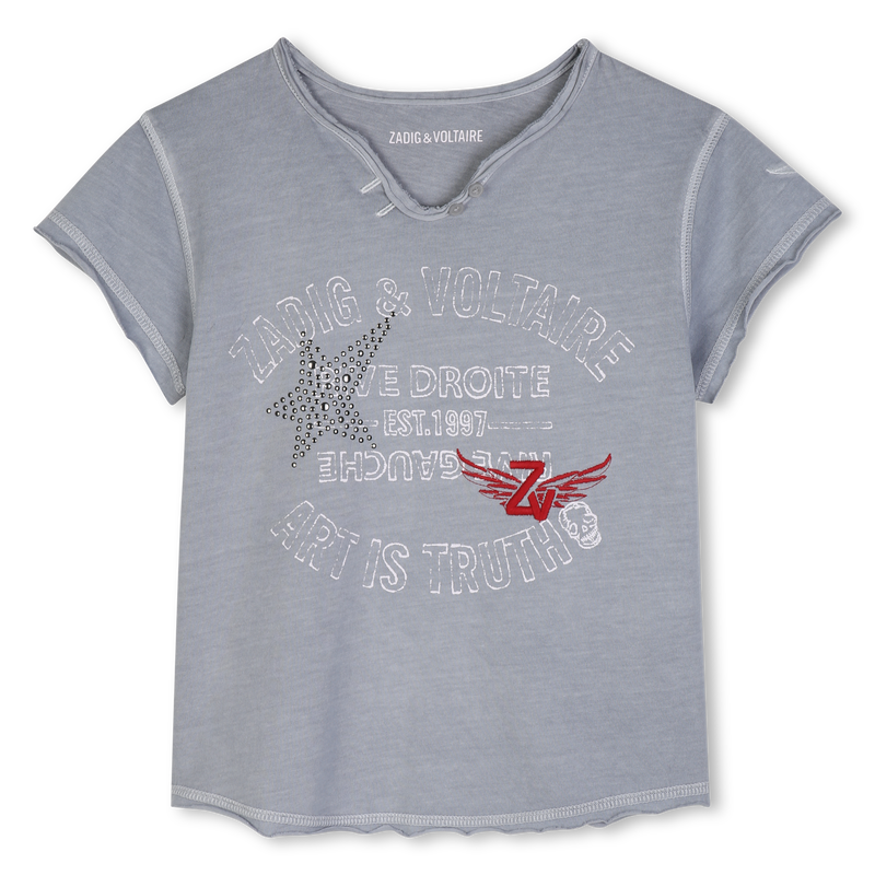 Tee-shirt manches courtes ZADIG & VOLTAIRE 
                        FILLE