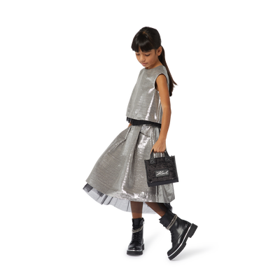 Top sans manche zippé KARL LAGERFELD KIDS FILLE