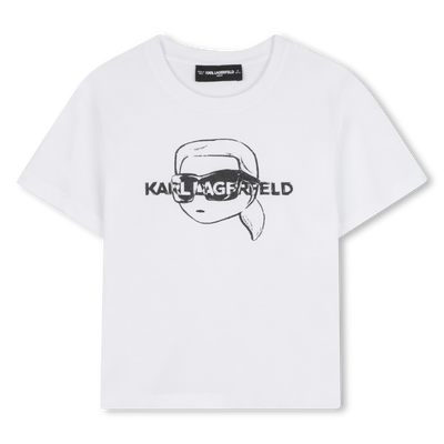 T-shirt à manches courtes KARL LAGERFELD KIDS FILLE
