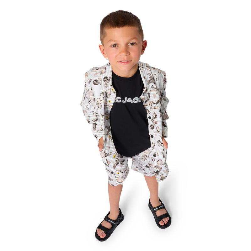 VESTE RAY&Eacute;E ET IMPRIM&Eacute;E MARC JACOBS 
                        GARCON