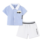 Ensemble chemise et short KARL LAGERFELD KIDS 
                    GARCON