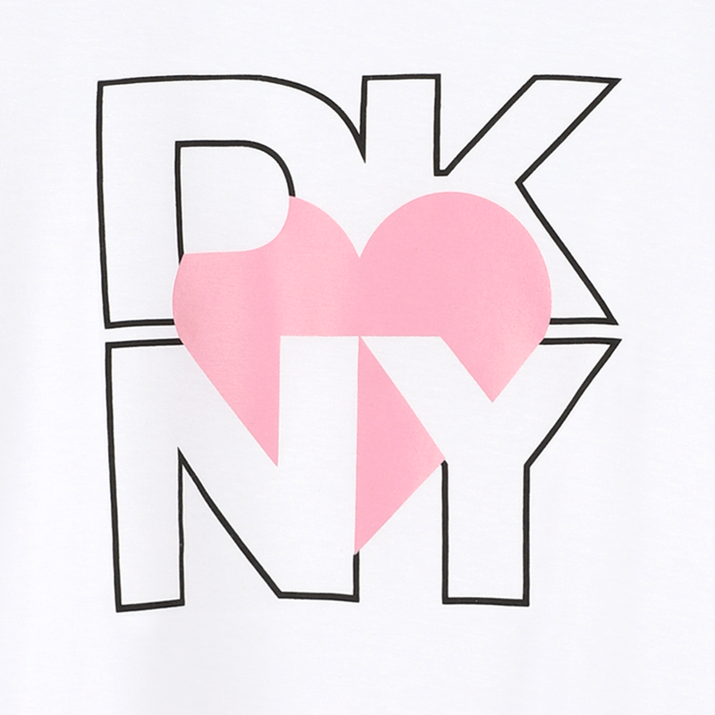 T-shirt &agrave; manches courtes DKNY 
                        FILLE