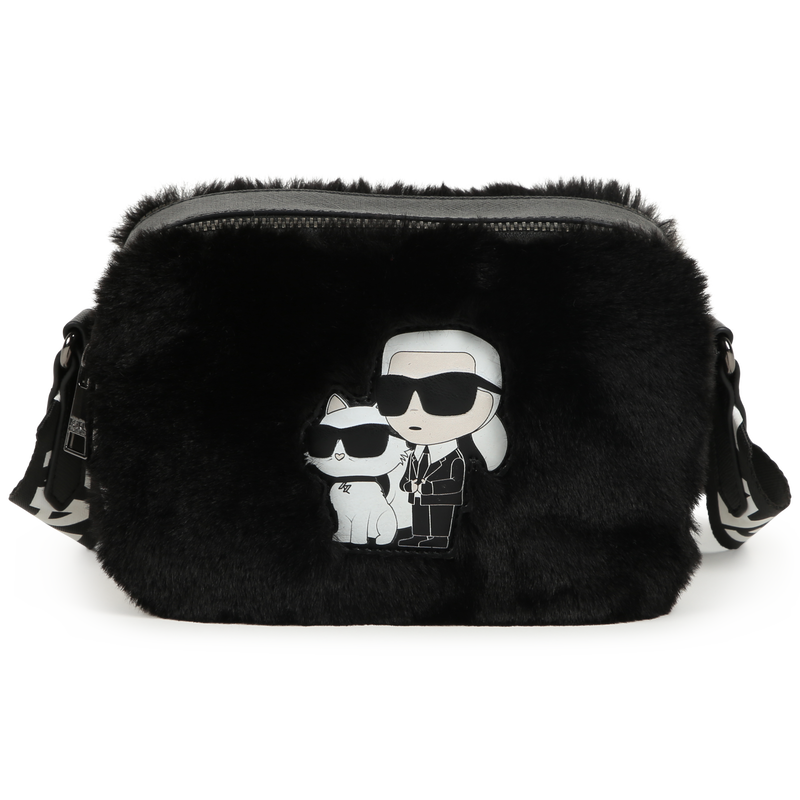 Sac à main avec badge KARL LAGERFELD KIDS 
                    FILLE