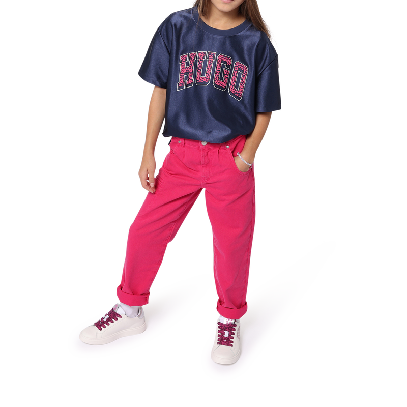 Baskets &agrave; lacets imprim&eacute;s Hugo 
                        FILLE