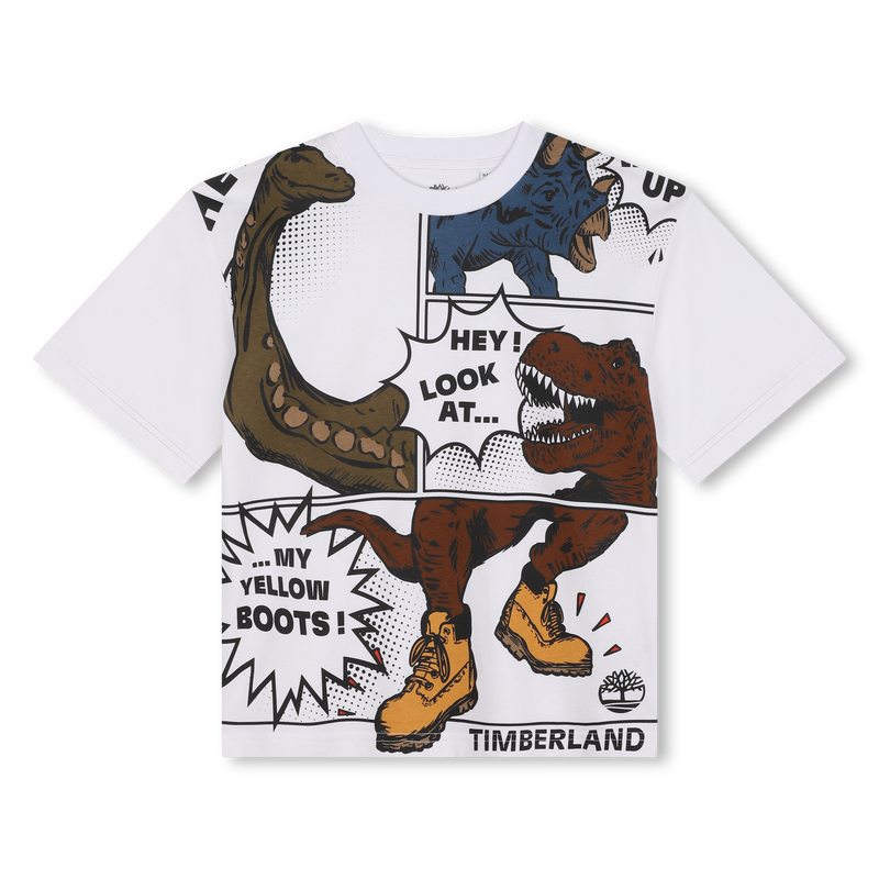T-shirt imprimé esprit BD TIMBERLAND 
                    GARCON