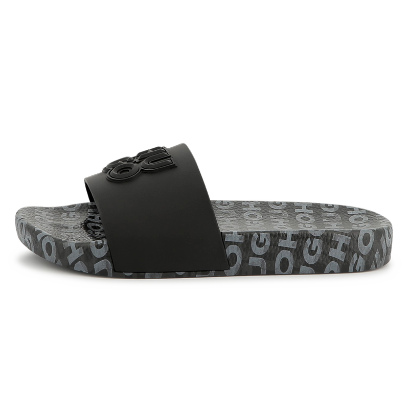 Claquettes badg&eacute;es Hugo 
                        GARCON