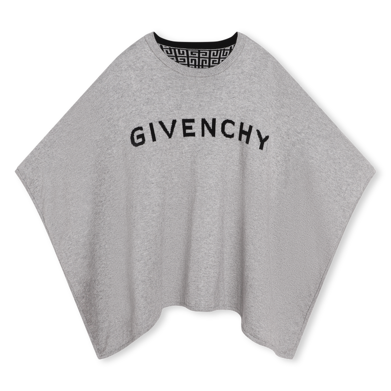 Cape réversible en tricot GIVENCHY 
                    FILLE