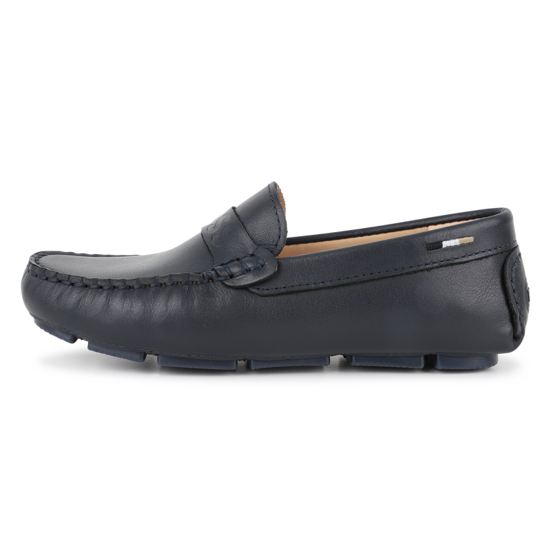 Mocassins en cuir de vachette BOSS 
                    GARCON