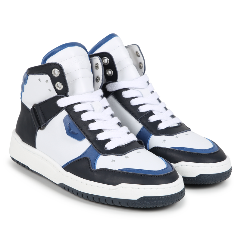 Baskets zipp&eacute;es en cuir ZADIG & VOLTAIRE 
                        GARCON