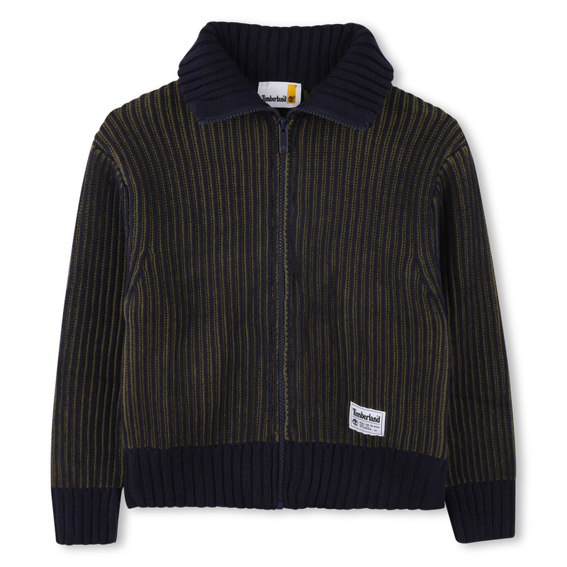Cardigan zipp&eacute; en tricot TIMBERLAND 
                        GARCON