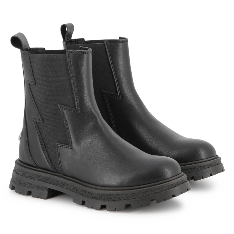 Bottines Chelsea en cuir de vachette ZADIG & VOLTAIRE 
                    FILLE