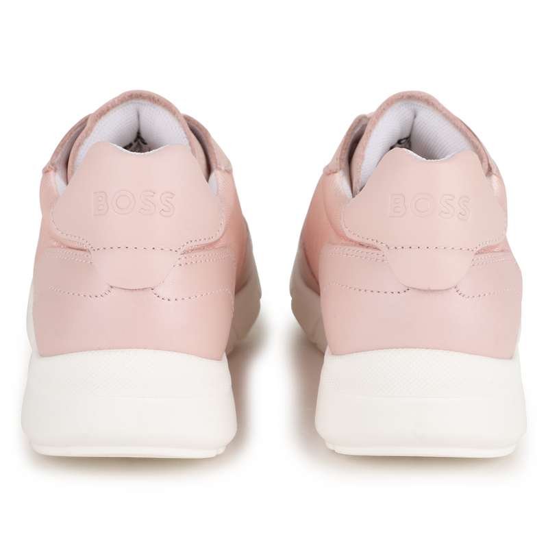 BASKET &Agrave; LACETS BOSS 
                        FILLE