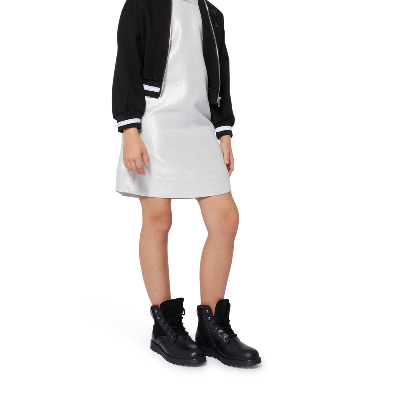 Cardigan brod&eacute; avec rayures BOSS 
                        FILLE