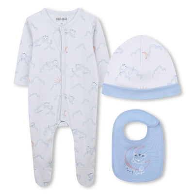 Ensemble pyjama, bavoir et bonnet KENZO KIDS GARCON