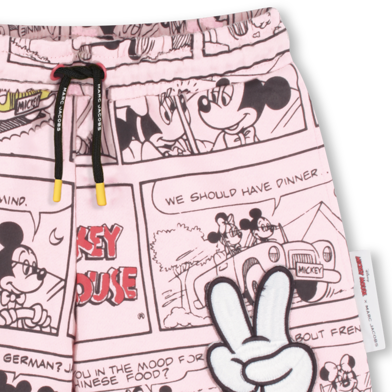 Short molletonné en coton THE MARC JACOBS 
                    FILLE