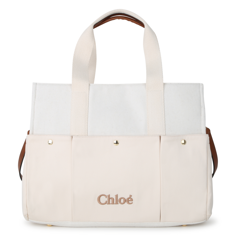 Sac à langer bi-matière CHLOE 
                        FILLE