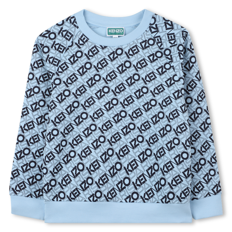 Sweat-shirt imprim&eacute; coton KENZO KIDS 
                        GARCON