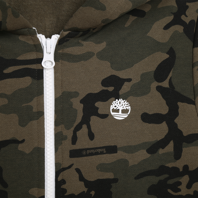 Sweat-shirt à capuche molleton TIMBERLAND 
                    GARCON