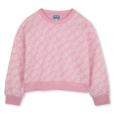 Sweat-shirt molletonné coton KENZO KIDS FILLE