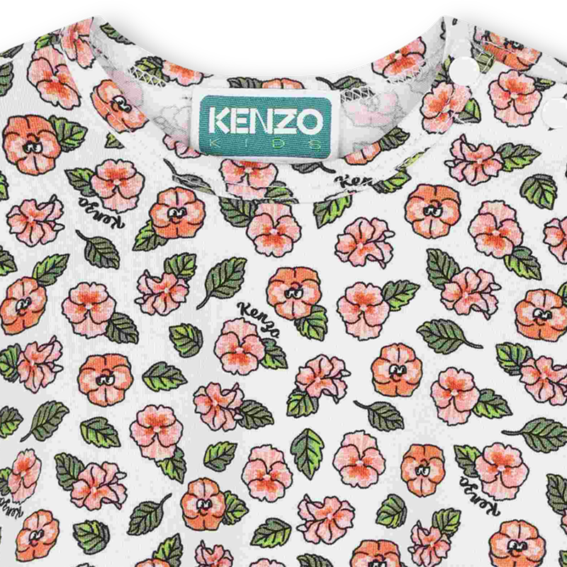 Robe imprimée manches ballons KENZO KIDS 
                    FILLE