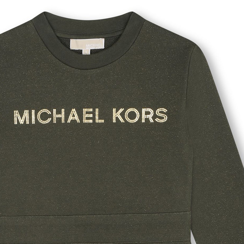 Robe molletonnée pailletée MICHAEL KORS 
                    FILLE