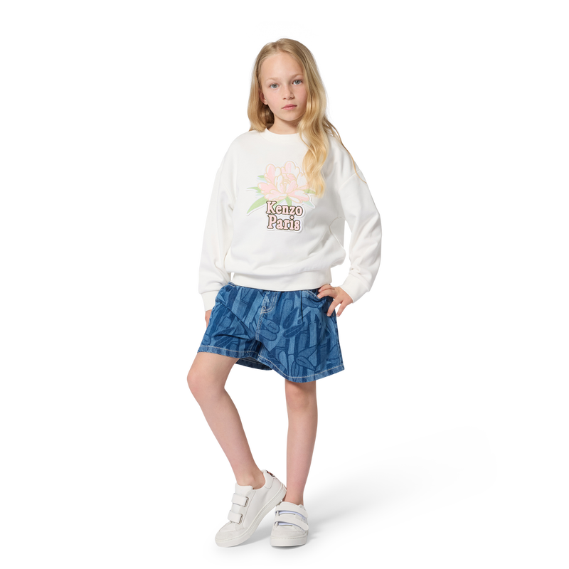 SWEAT EN MOLLETON KENZO KIDS 
                        FILLE