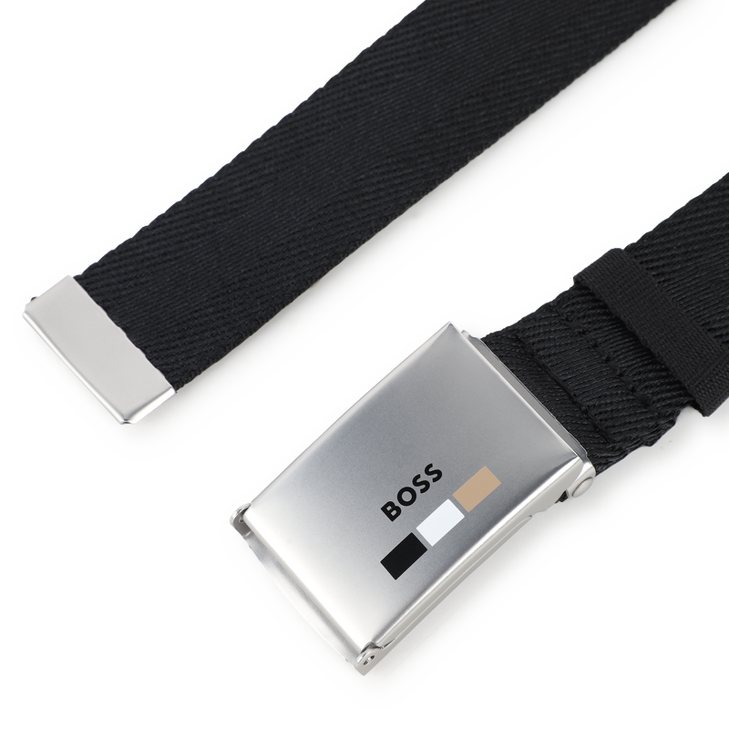 Ceinture tramée BOSS 
                    GARCON