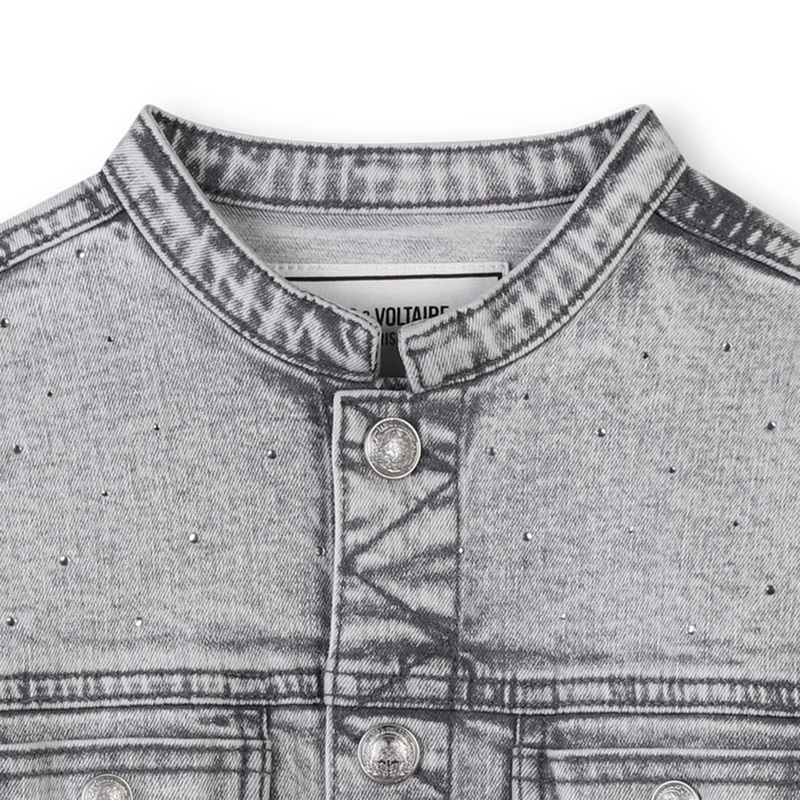 Veste en jean à strass ZADIG & VOLTAIRE 
                        FILLE