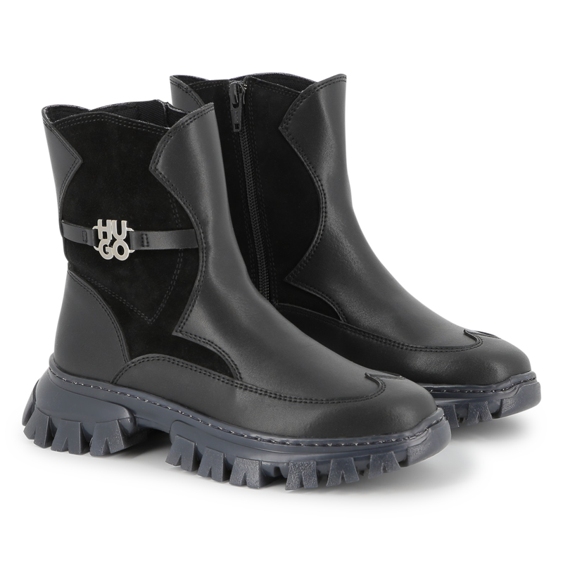 Bottines avec fermeture zip Hugo 
                        FILLE