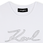 T-shirt &agrave; manches courtes KARL LAGERFELD KIDS 
                    FILLE