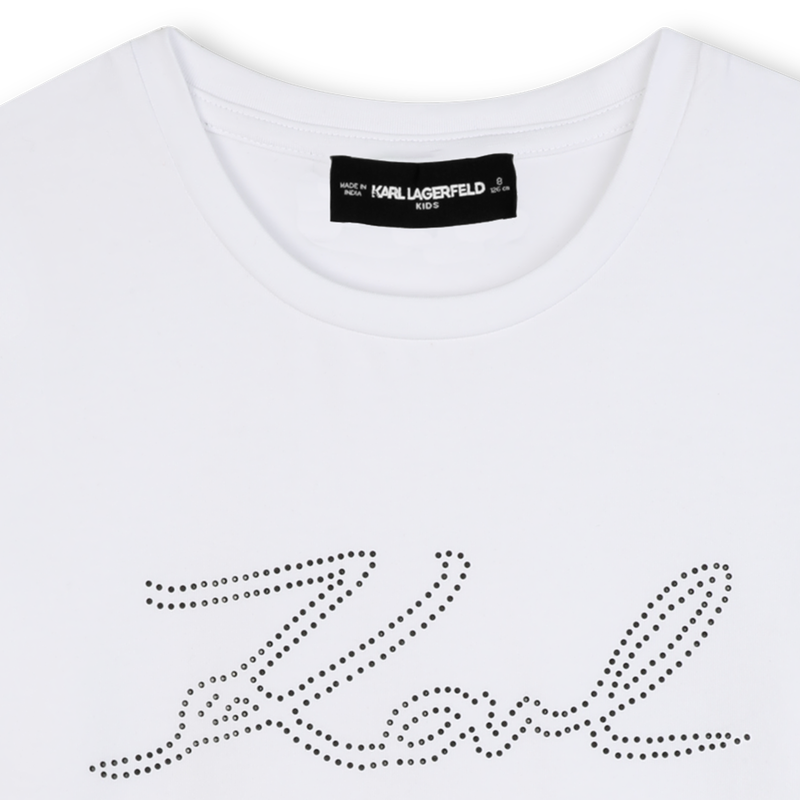 T-shirt &agrave; manches courtes KARL LAGERFELD KIDS 
                        FILLE