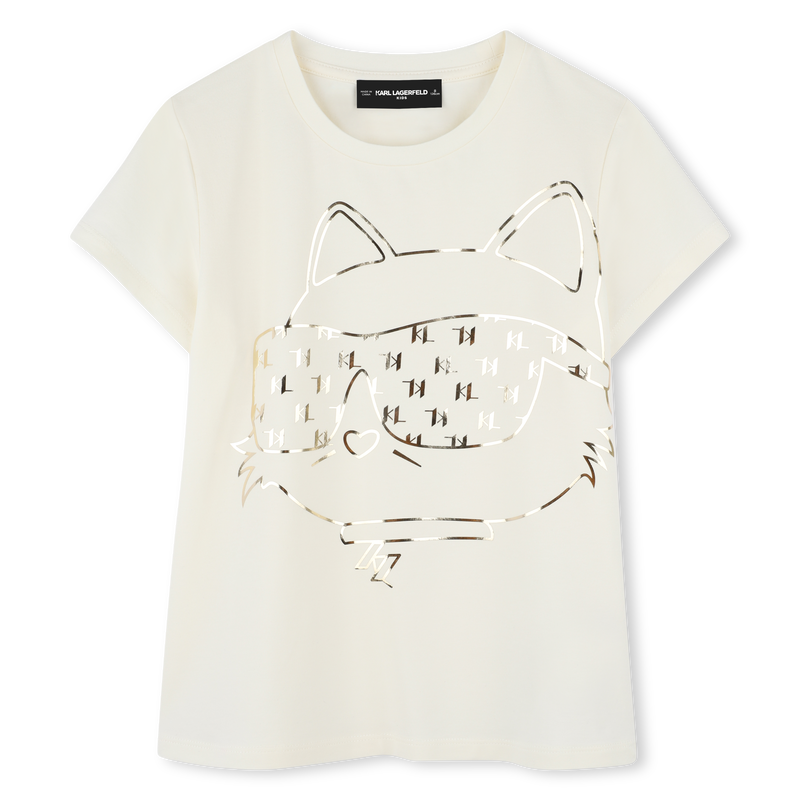 T-shirt &agrave; manches courtes KARL LAGERFELD KIDS 
                        FILLE