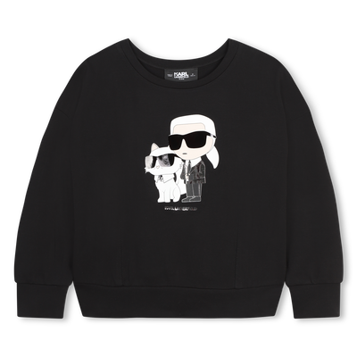 Sweat-shirt avec imprimé KARL LAGERFELD KIDS FILLE