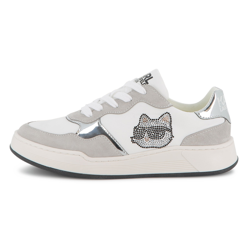 Baskets basses à lacets KARL LAGERFELD KIDS 
                    FILLE