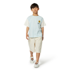 Bermuda en coton uni KENZO KIDS 
                    GARCON
