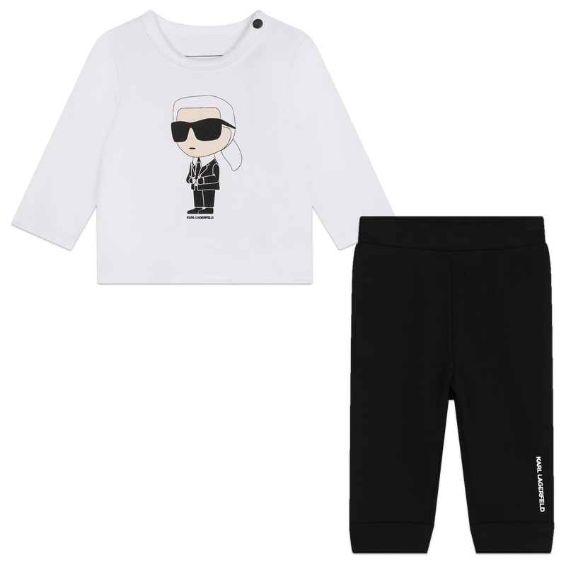 Ensemble T-shirt et caleçon KARL LAGERFELD KIDS 
                    GARCON