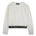 Sweat-shirt &agrave; manches longues KARL LAGERFELD KIDS 
                    FILLE