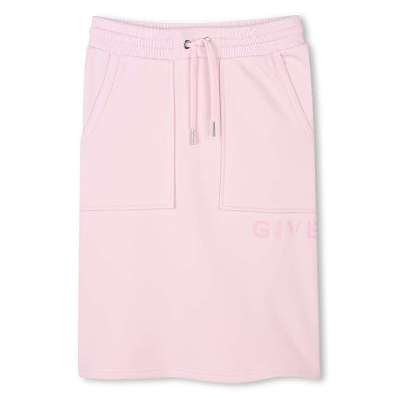 Jupe droite en molleton GIVENCHY 
                    FILLE