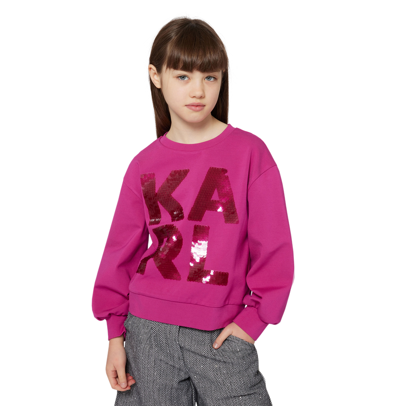Sweat manches longues KARL LAGERFELD KIDS 
                        FILLE