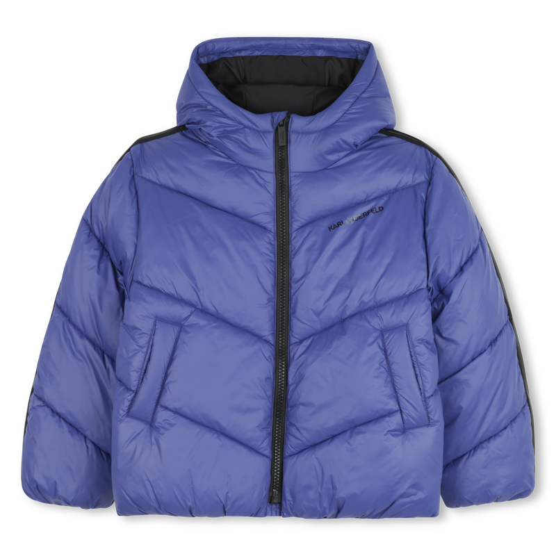 Doudoune à capuche en polyamide KARL LAGERFELD KIDS 
                    GARCON