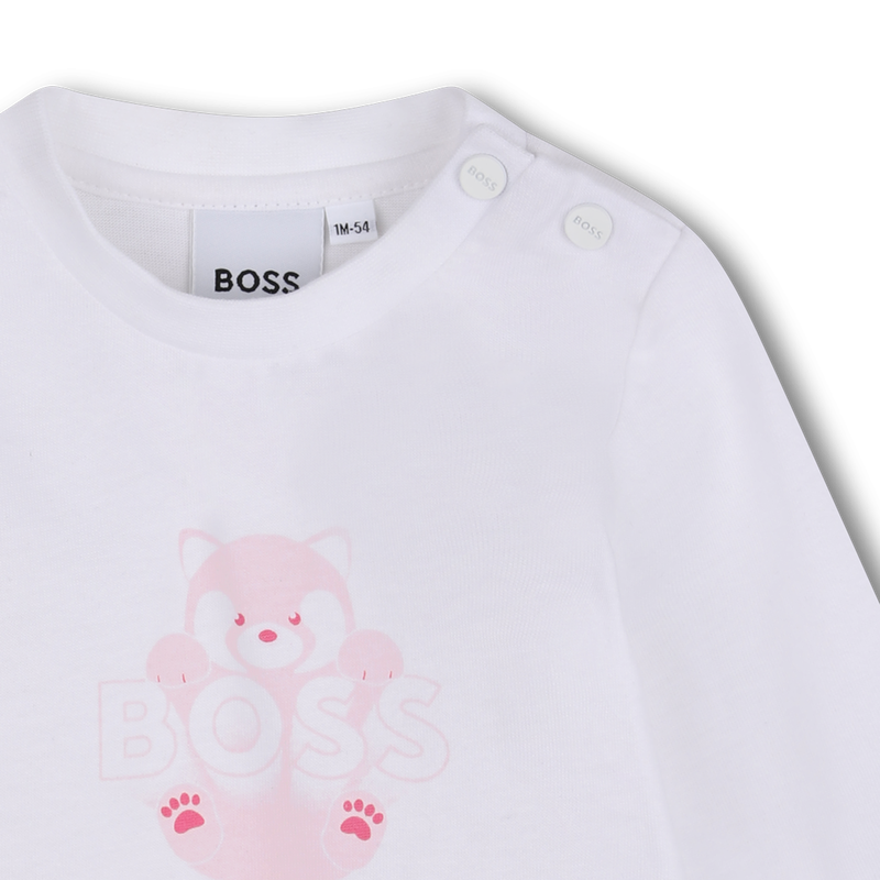 Tee-shirt manches longues BOSS 
                        FILLE