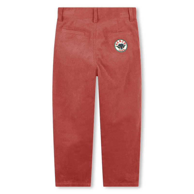 Pantalon en velours c&ocirc;tel&eacute; KENZO KIDS 
                        GARCON