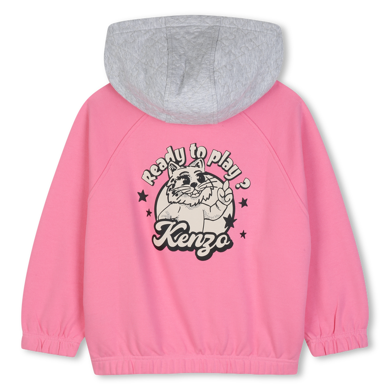 Sweat-shirt &agrave; capuche KENZO KIDS 
                        FILLE