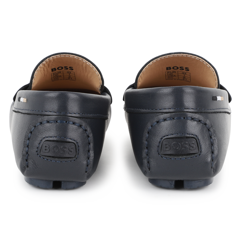 Mocassins en cuir de vachette BOSS 
                    GARCON