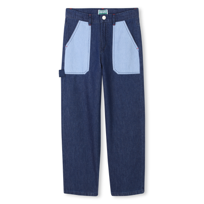 Jean avec poches et broderie KENZO KIDS GARCON